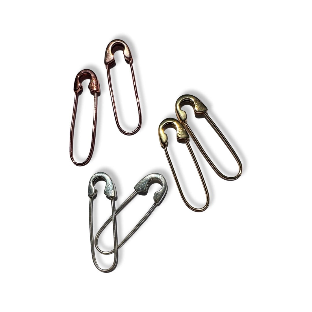 SAFETY PIN EARRINGS