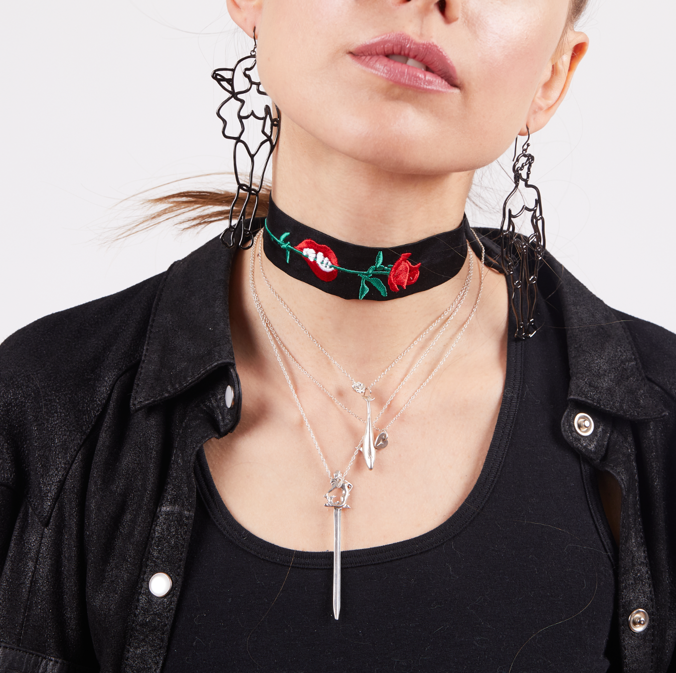 Passion Bite Silk Choker - VERAMEAT