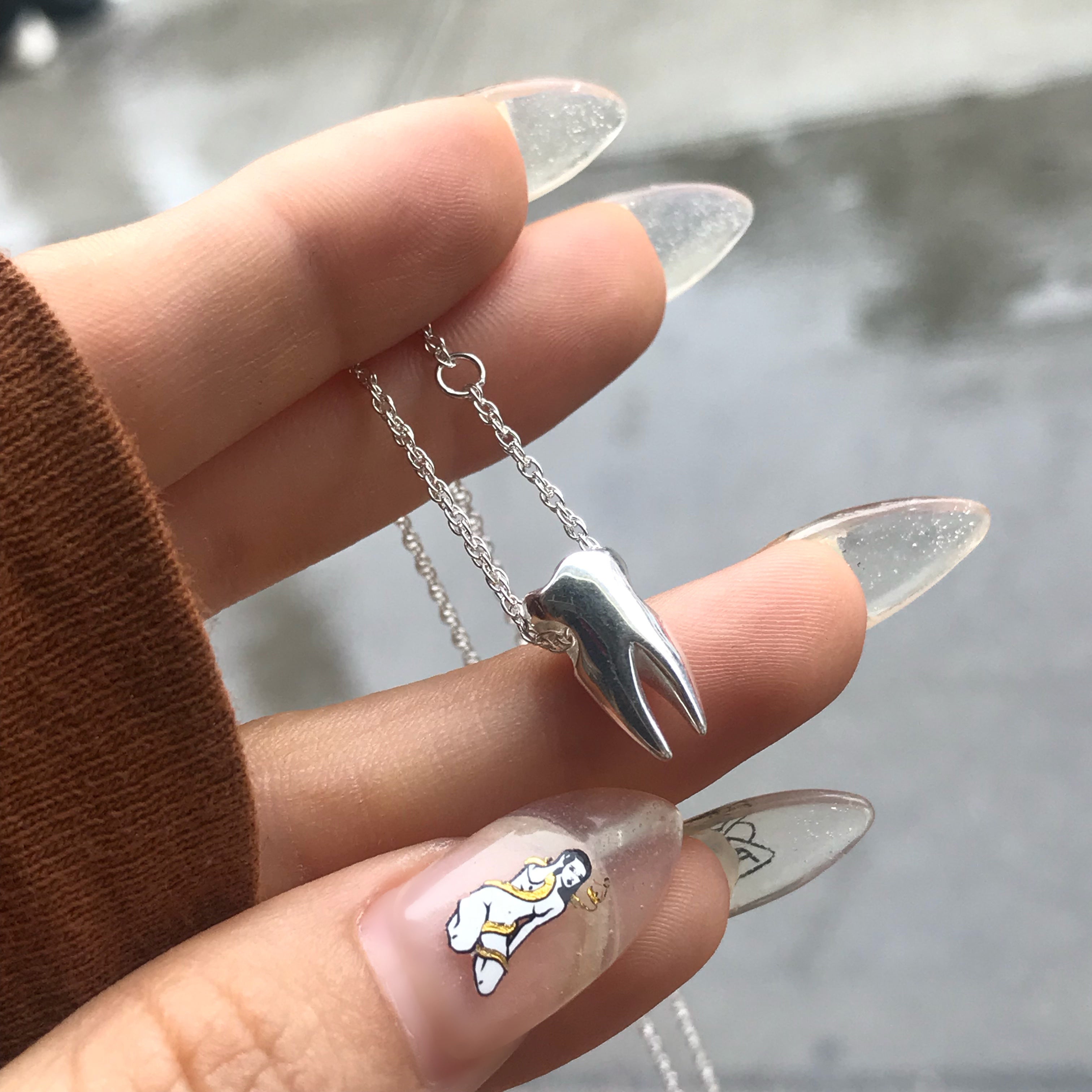 TINY BABY TOOTH NECKLACE GIFT