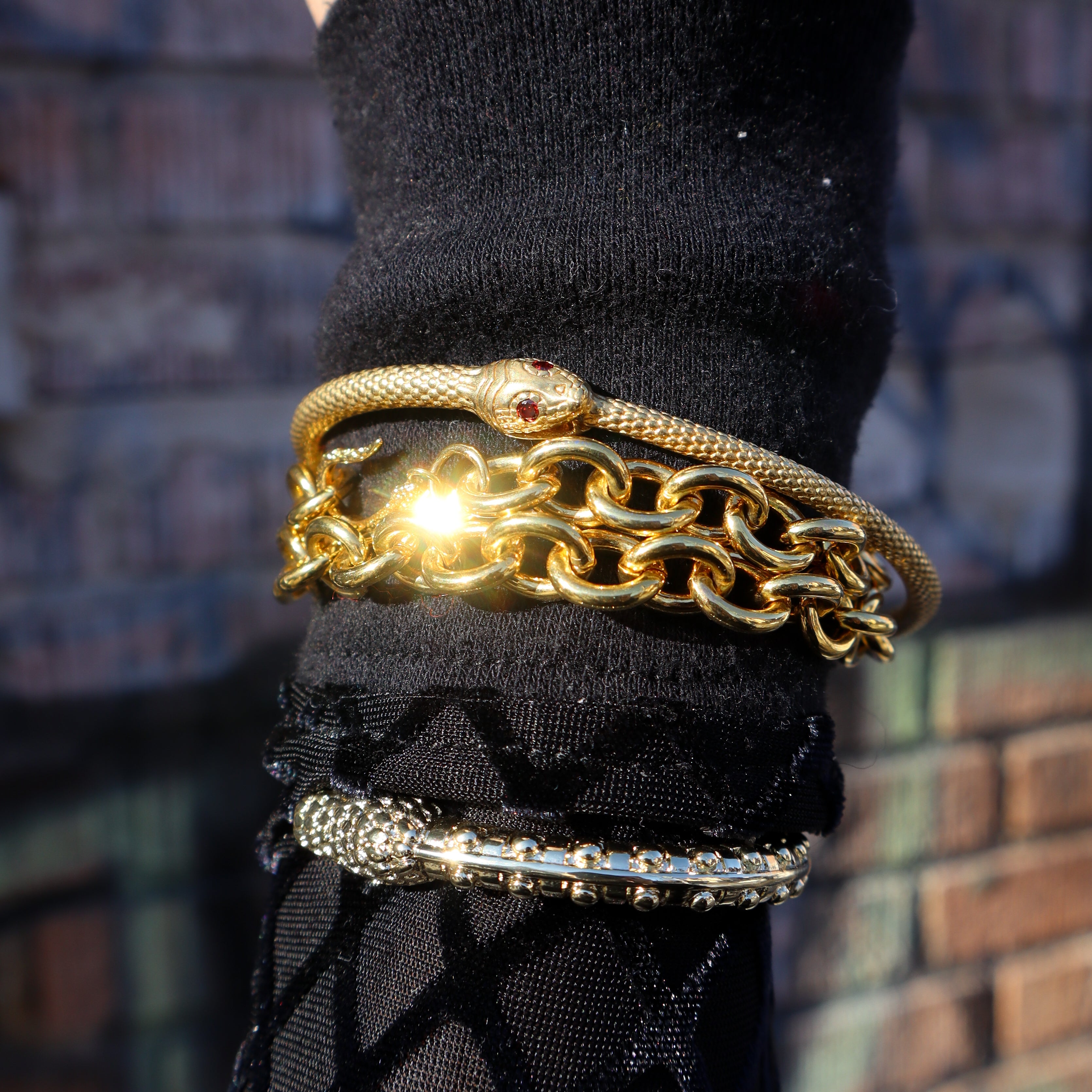 Snake Love Cuff