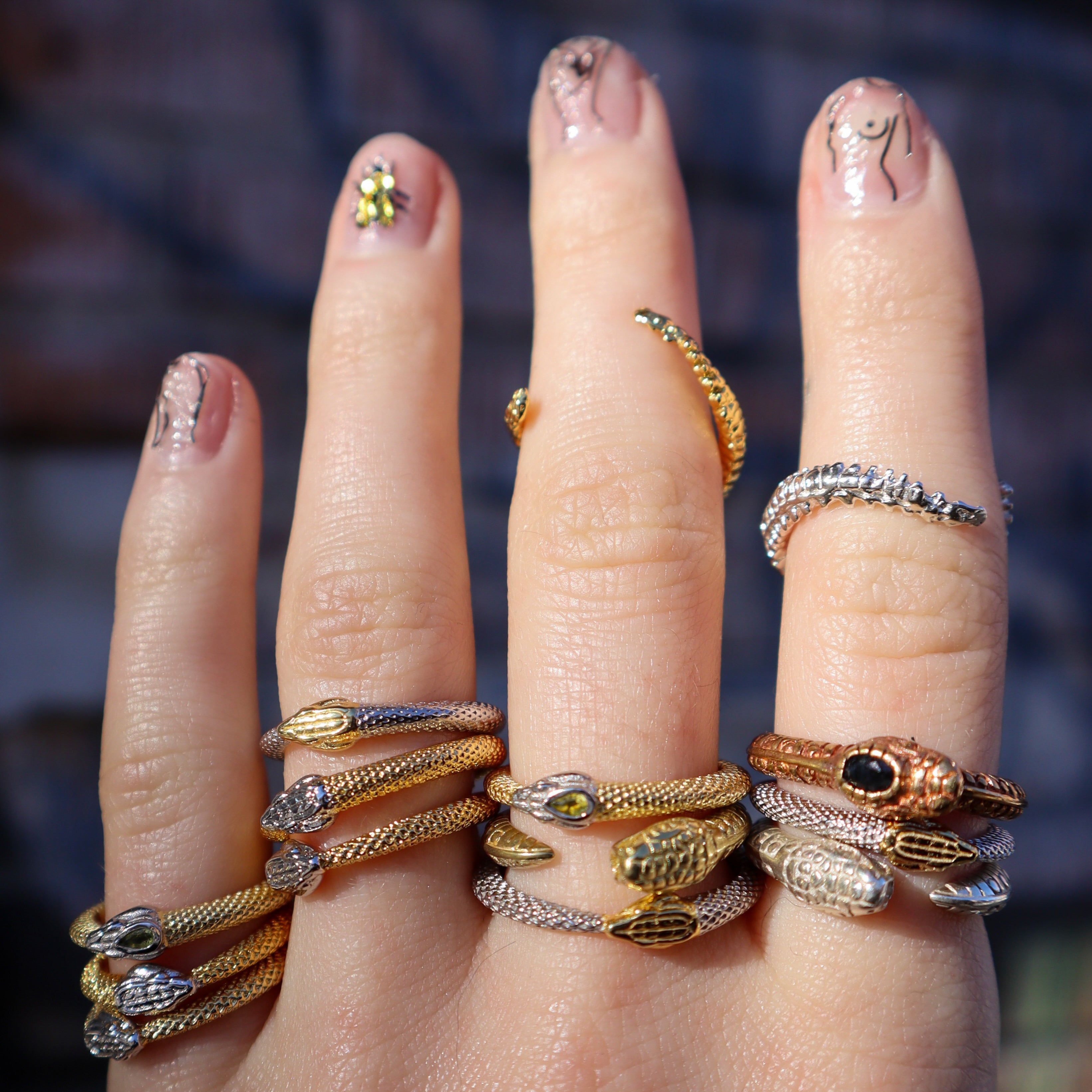 OUROBOROS SNAKE RING