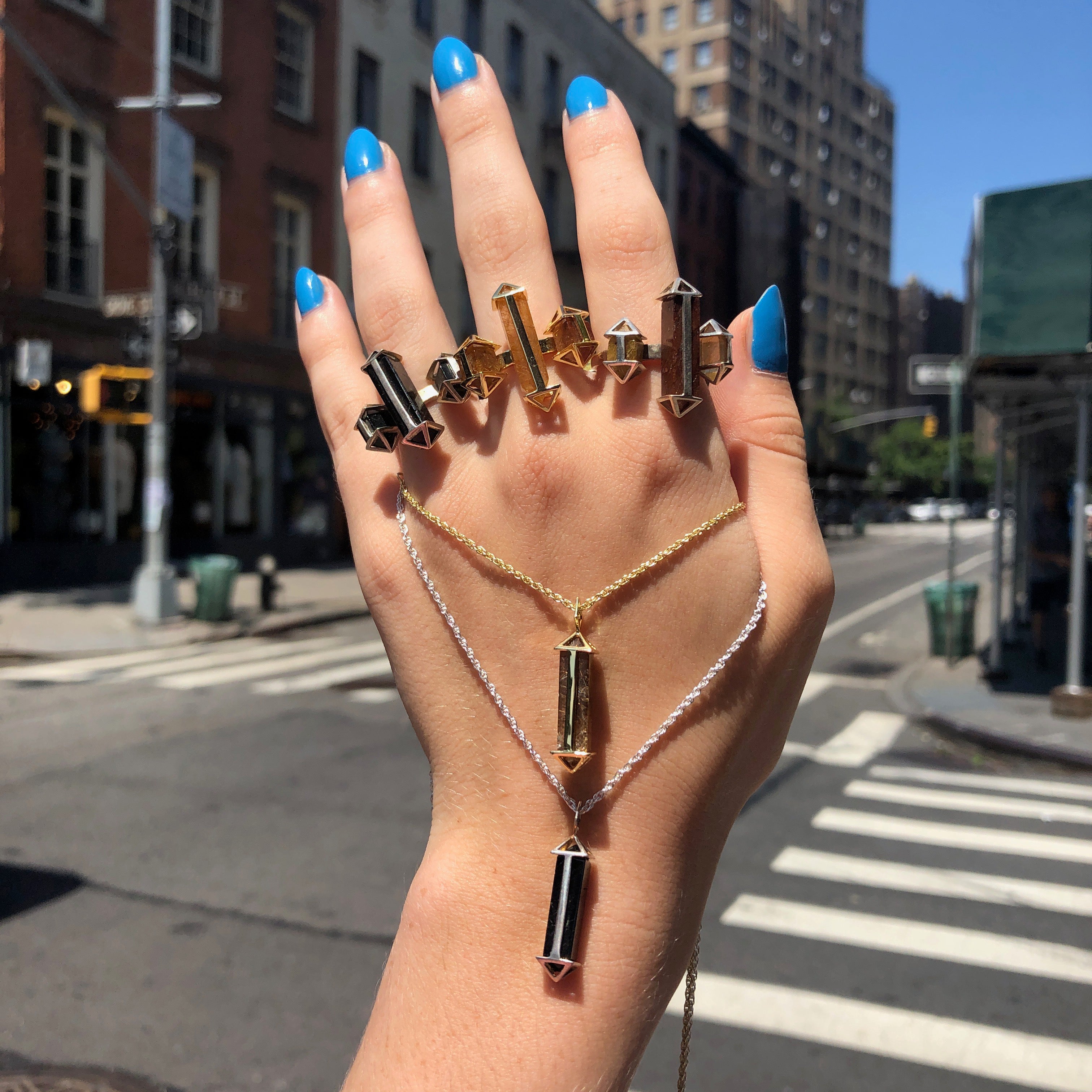 CRYSTAL CASTLE RUTILATED QUARTZ RING