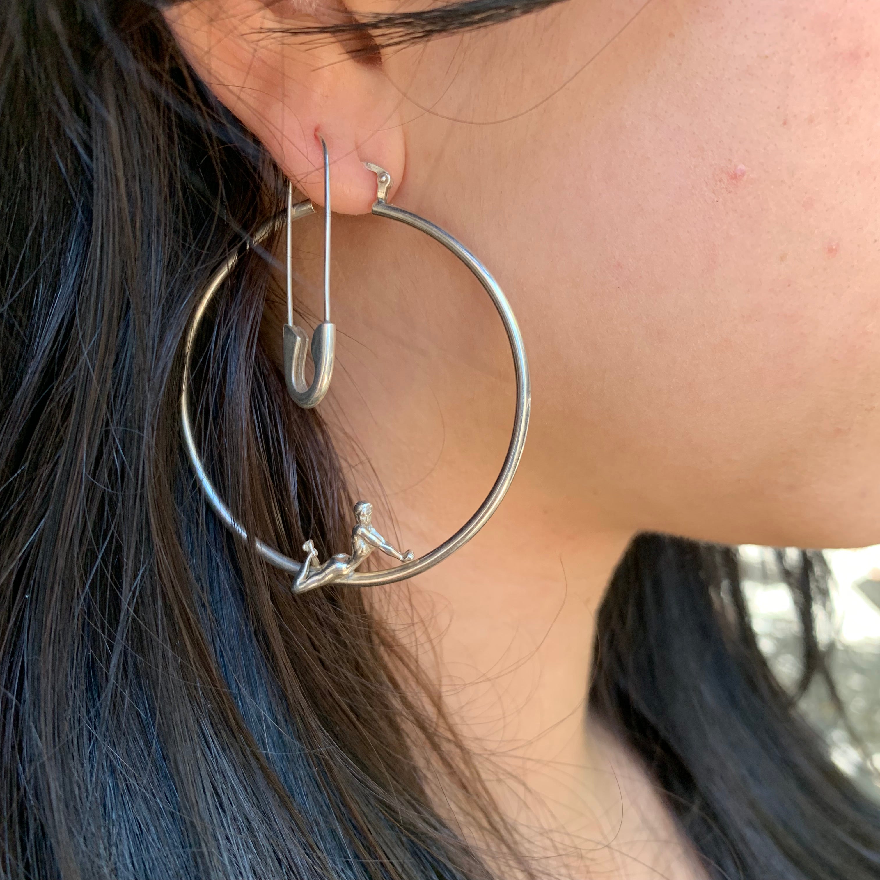 SEXY SAFETY PIN EARRINGS GIFT