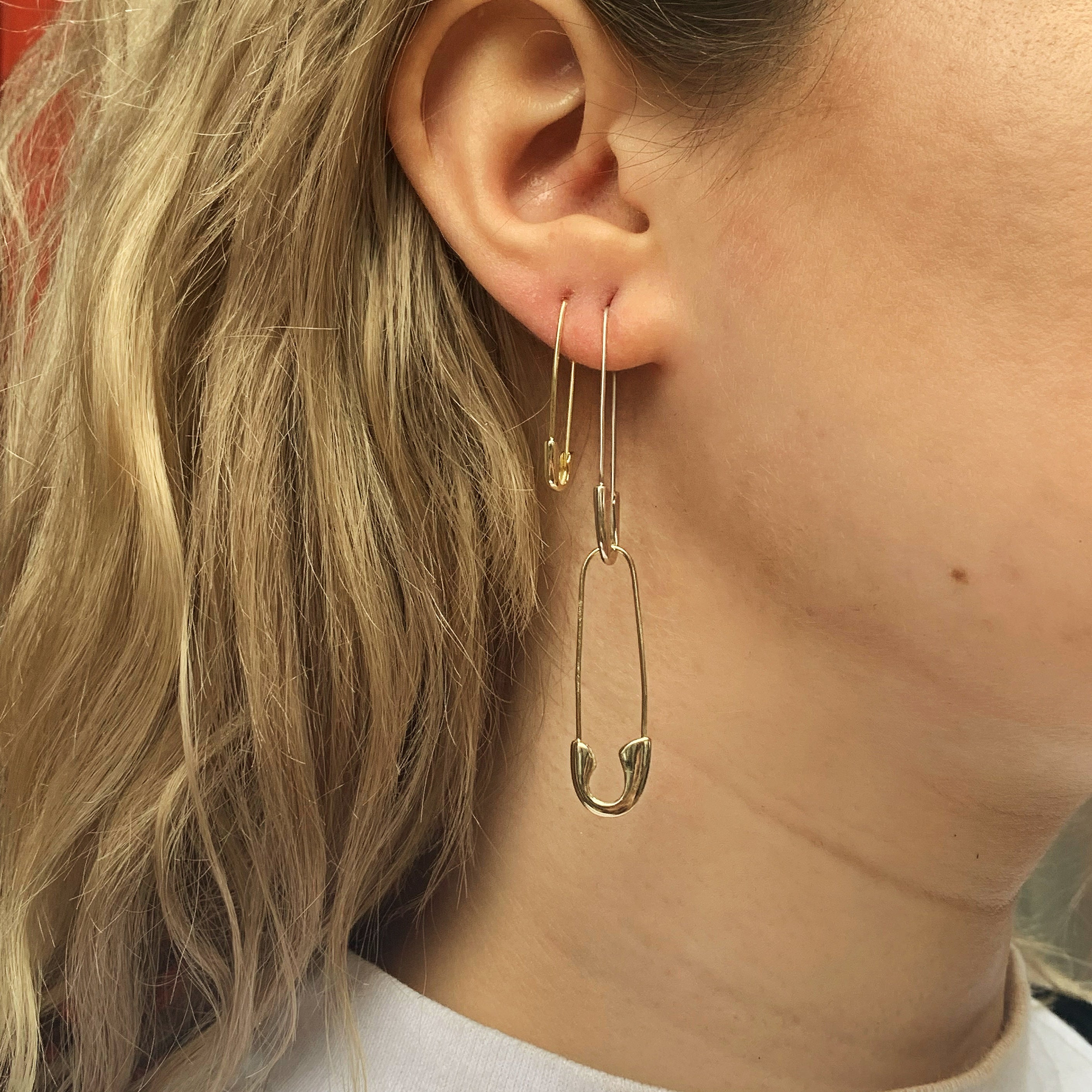 SEXY SAFETY PIN EARRINGS GIFT