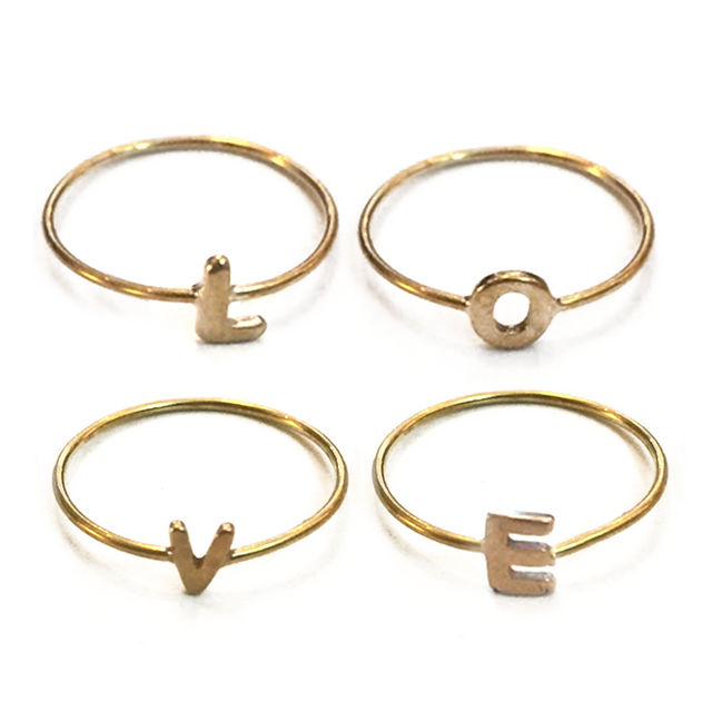 ALPHABET RINGS - VERAMEAT