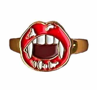 VAMPIRE ENAMEL SPARK RING