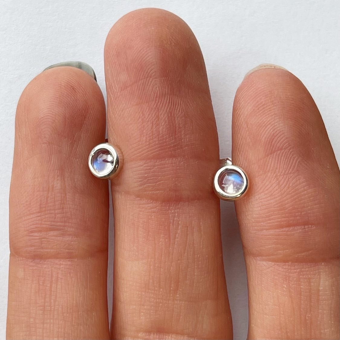 MOONSTONE STUDS