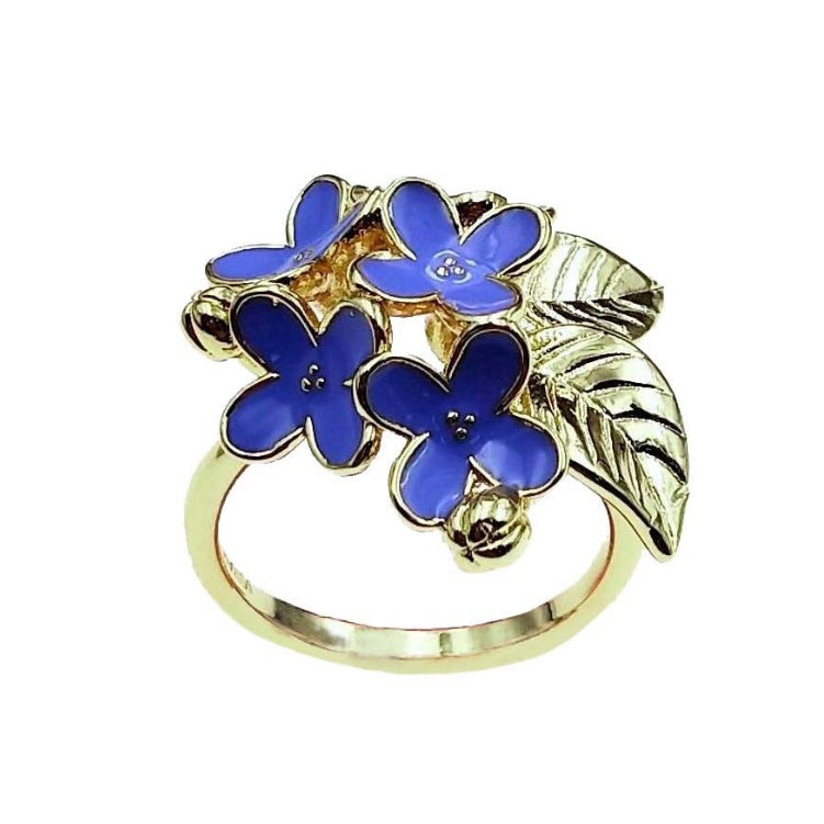 LILAC BIRTH FLOWER GEMINI RING