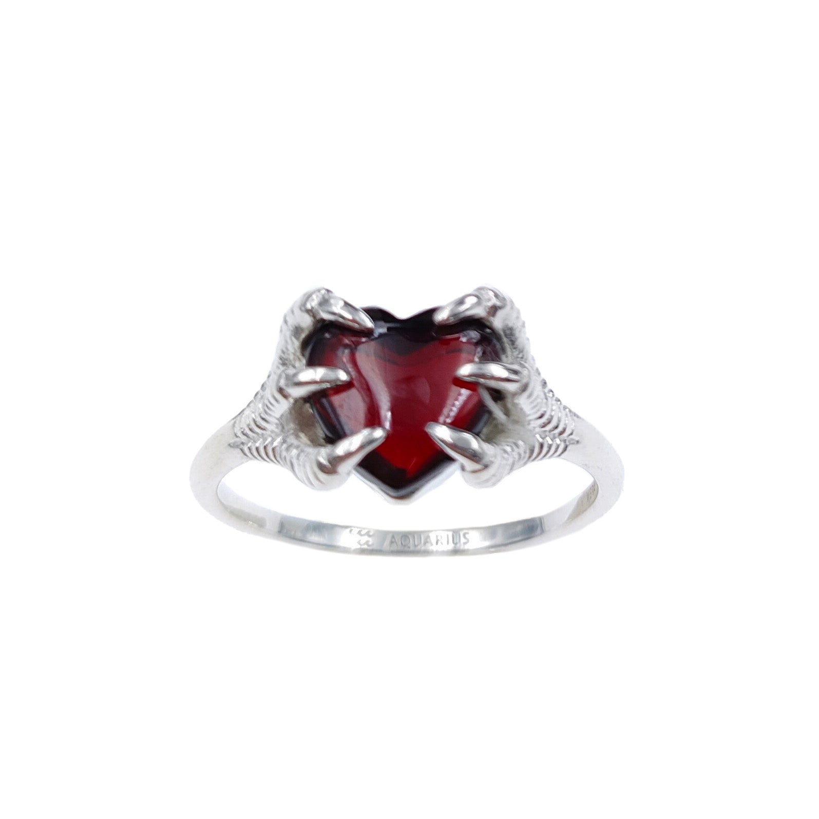 CLAWS ON ZODIAC BIRTHSTONE RING