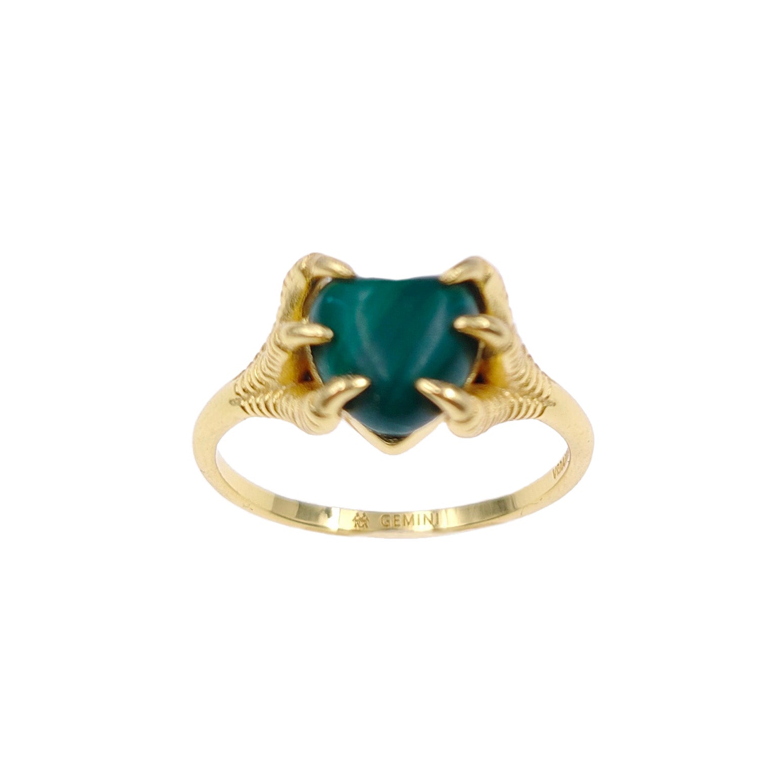 CLAWS ON ZODIAC BIRTHSTONE RING