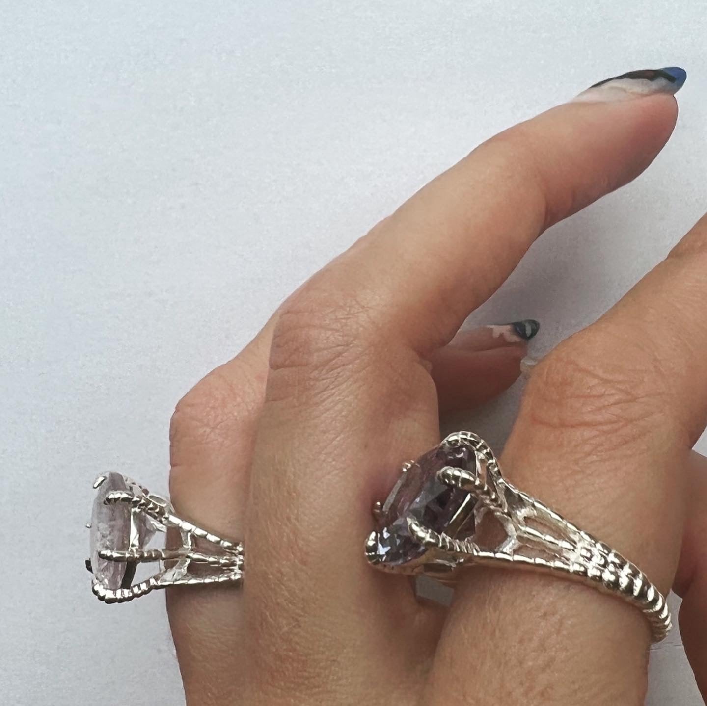 RAVEN'S HEART CLAW RING