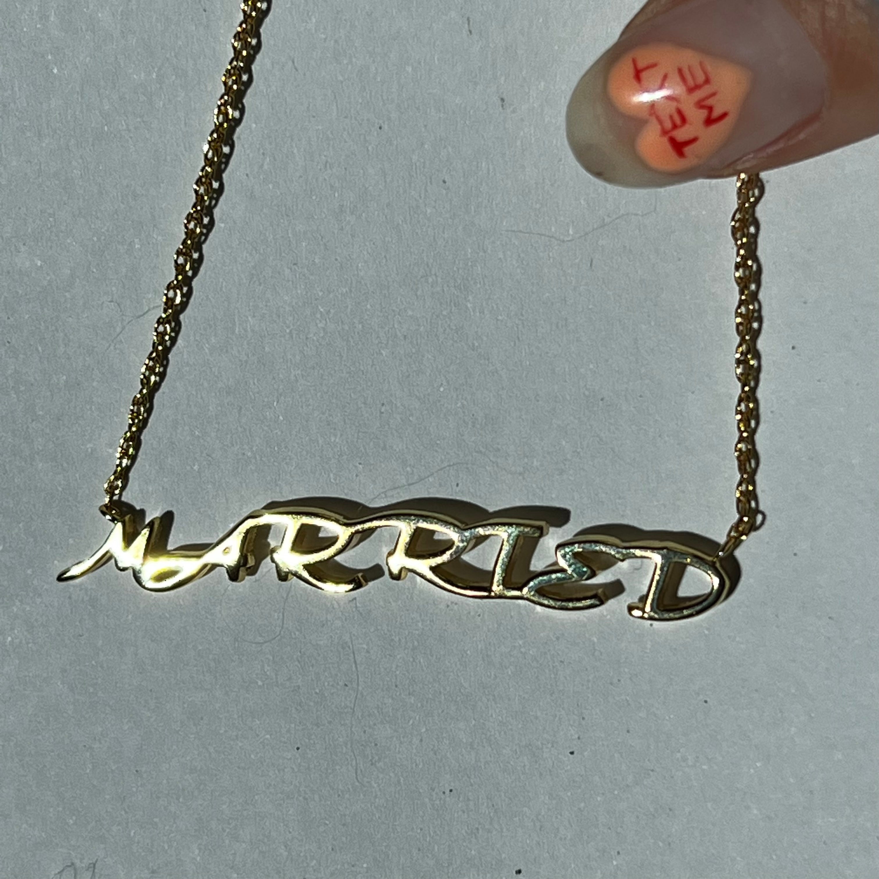 MARRIED LOCK IT DOWN NECKLACE