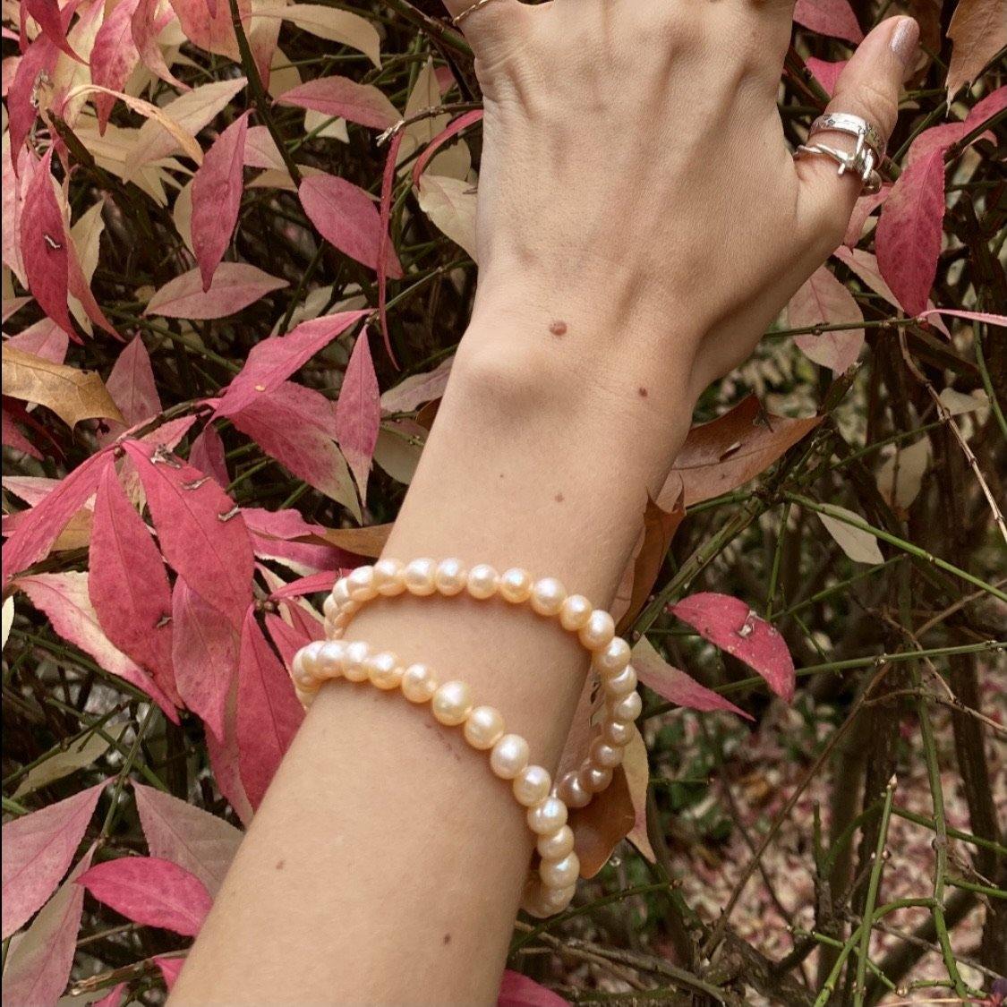 PEARL BRACELET OR ANKLET - VERAMEAT