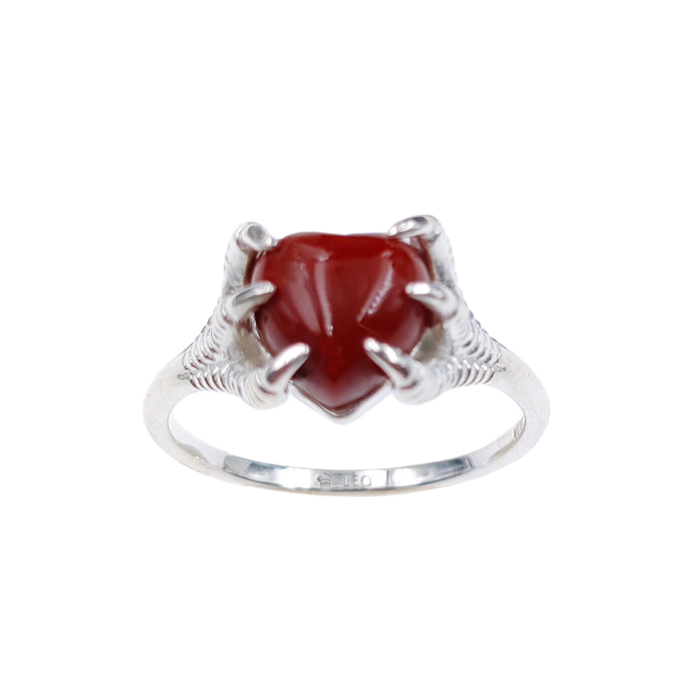 CLAWS ON ZODIAC BIRTHSTONE RING