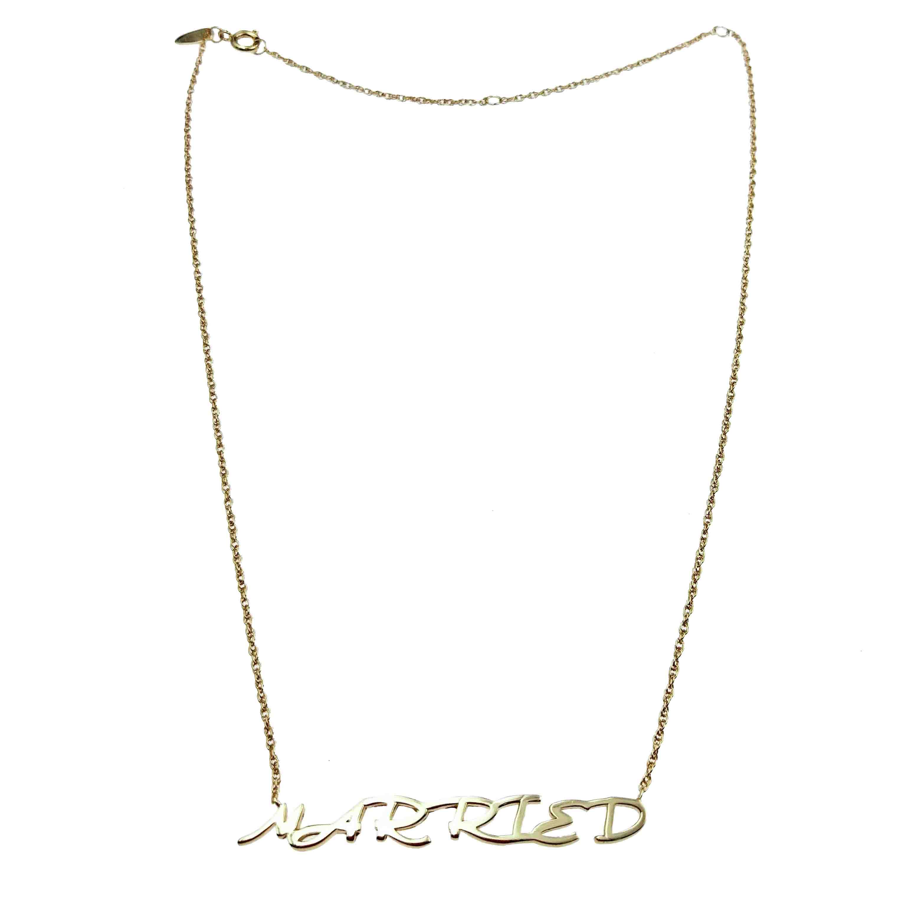 MARRIED LOCK IT DOWN NECKLACE