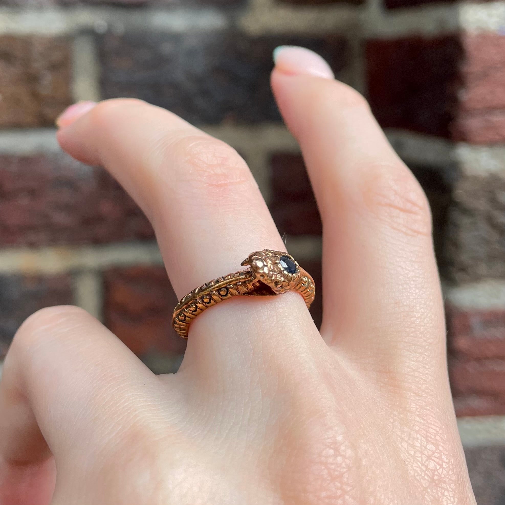 DIAMONDBACK SNAKE RING