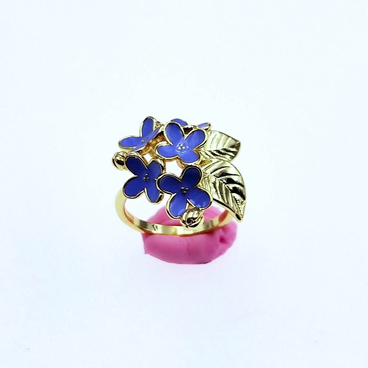 LILAC BIRTH FLOWER GEMINI RING