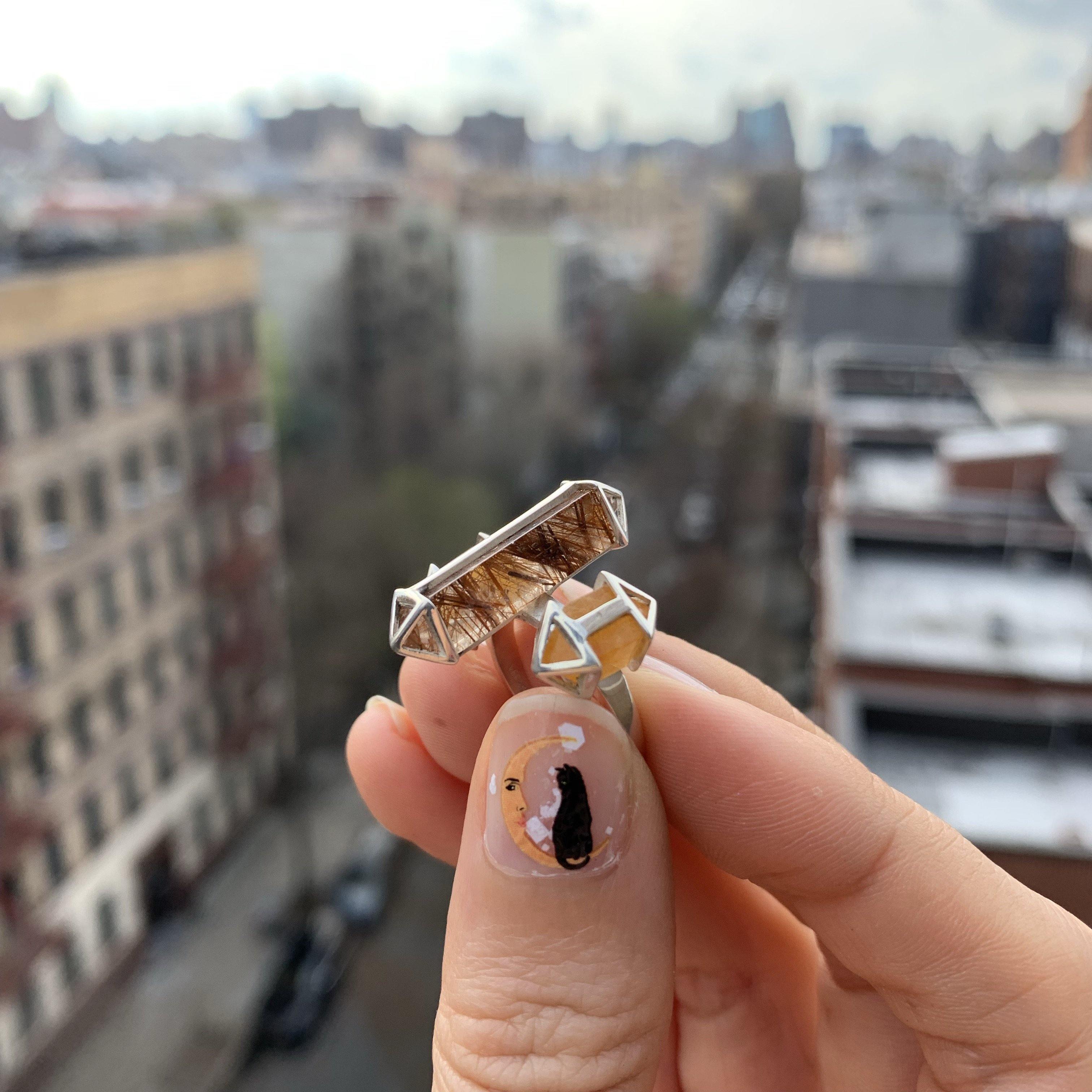 Crystal Castle Rutilated Quartz Ring - VERAMEAT