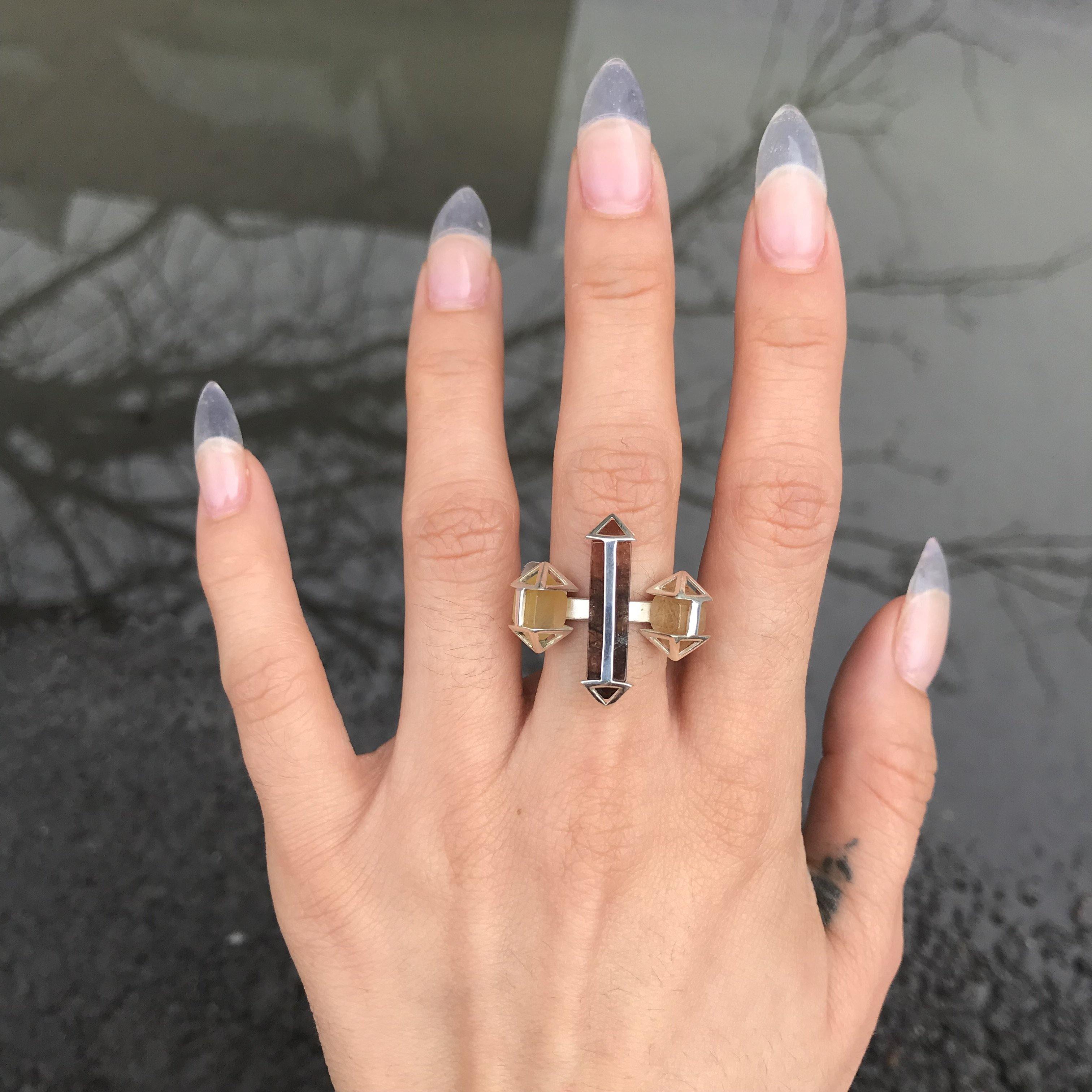 Crystal Castle Rutilated Quartz Ring - VERAMEAT